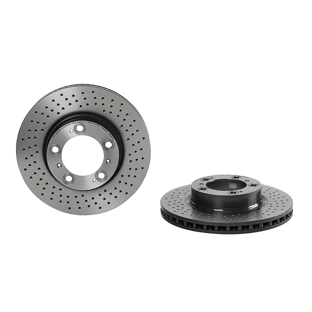Par de Discos Ventilados Brembo 911 1999 Porsche 3.4L H6 Delanteros