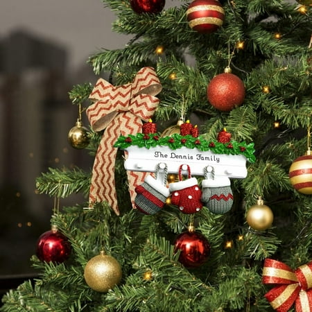 

Sebtyili Diy Family Christmas Christmas Tree Decoration Ornaments Gloves Family 2021 Christmas Holiday Decorations One Size
