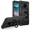 thumbnail image 1 of Kaleidio Case For Nokia X100 [Robotic Hybrid] Rugged Shockproof [Ring Stand] Magnetic Armor Impact Cover [Black/Black], 1 of 1