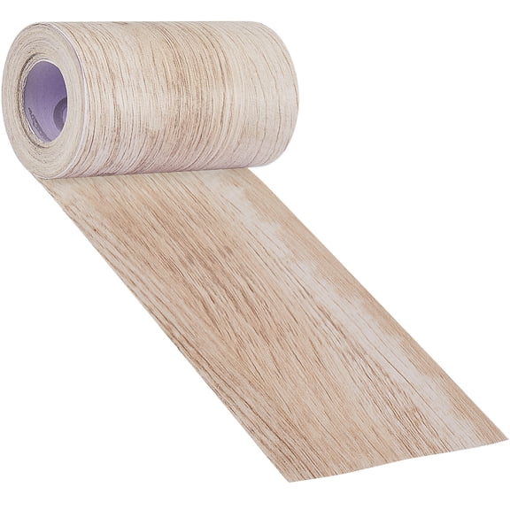 Wood Grain Tape 3.94 inch x 33 feet Self-Adhesive Realistic Wood Duck Tape Textured Furniture Grain Repair Patch for Tables Chairs