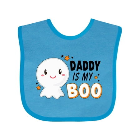 

Inktastic Daddy is My Boo with Cute Ghost Boys or Girls Baby Bib