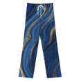 thumbnail image 3 of Abstract Pattern Pajama Pants Comfortable Elastic Waist Pajamas Fashion Sleepwear Bottoms Plus Size Homewear, 3 of 6