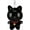 Black-wy, variant on ATEEZ Cute Cartoon Plush Keychains - Kpop Bag & Key Pendant Decor