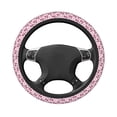 thumbnail image 5 of Cauagu Bike with Donut Wheels Print Car Steering Wheel Cover - Universal Car Accessory for Diverse Cars for Steering Wheel with a Diameter of 14.5"-15", 5 of 7