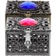 thumbnail image 3 of KAKOWELY 2 cajas delicadas para rosarios, estilo retro, caja decorativa para cuentas de oración, caja vintage para joyería., 3 of 5
