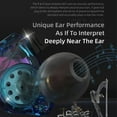 thumbnail image 4 of ZLight AK3 FiLe Wired Earbuds 3.5mm Music Sound Earphone with Mic Dynamic Calling Headset Replacement with Eaps Colorful 1Set, 4 of 6