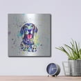 thumbnail image 4 of Luxe Metal Art 'Colorful Watercolor German Shorthaired Pointer 2' by Furbaby Affiliates, Metal Wall Art, 12"x12", 4 of 9