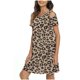 thumbnail image 1 of Camiseta informal de verano para mujer, vestidos de playa, vestido de hombro con tiras de manga corta Pompotops ghjkhdj11287, 1 of 7