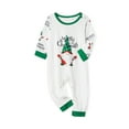 thumbnail image 7 of KelaJuan Christmas Family Pajamas Matching Set Santa Claus Print Long Sleeve Tops and Pants Sleepwear Soft Nightwear, 7 of 7