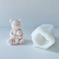 thumbnail image 5 of Milue Bear Candle Molds for Candle Making,Candles Resin Mould Home Ornament Mold, 5 of 10