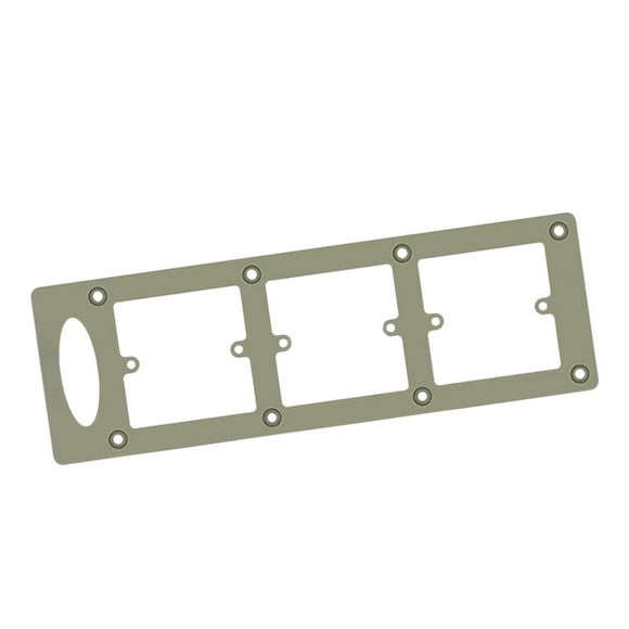 Plantilla de caja de cables tipo 86, interruptor de enchufe para electricistas profesionales, usuarios robustos Tamaño interno gris 5 cm