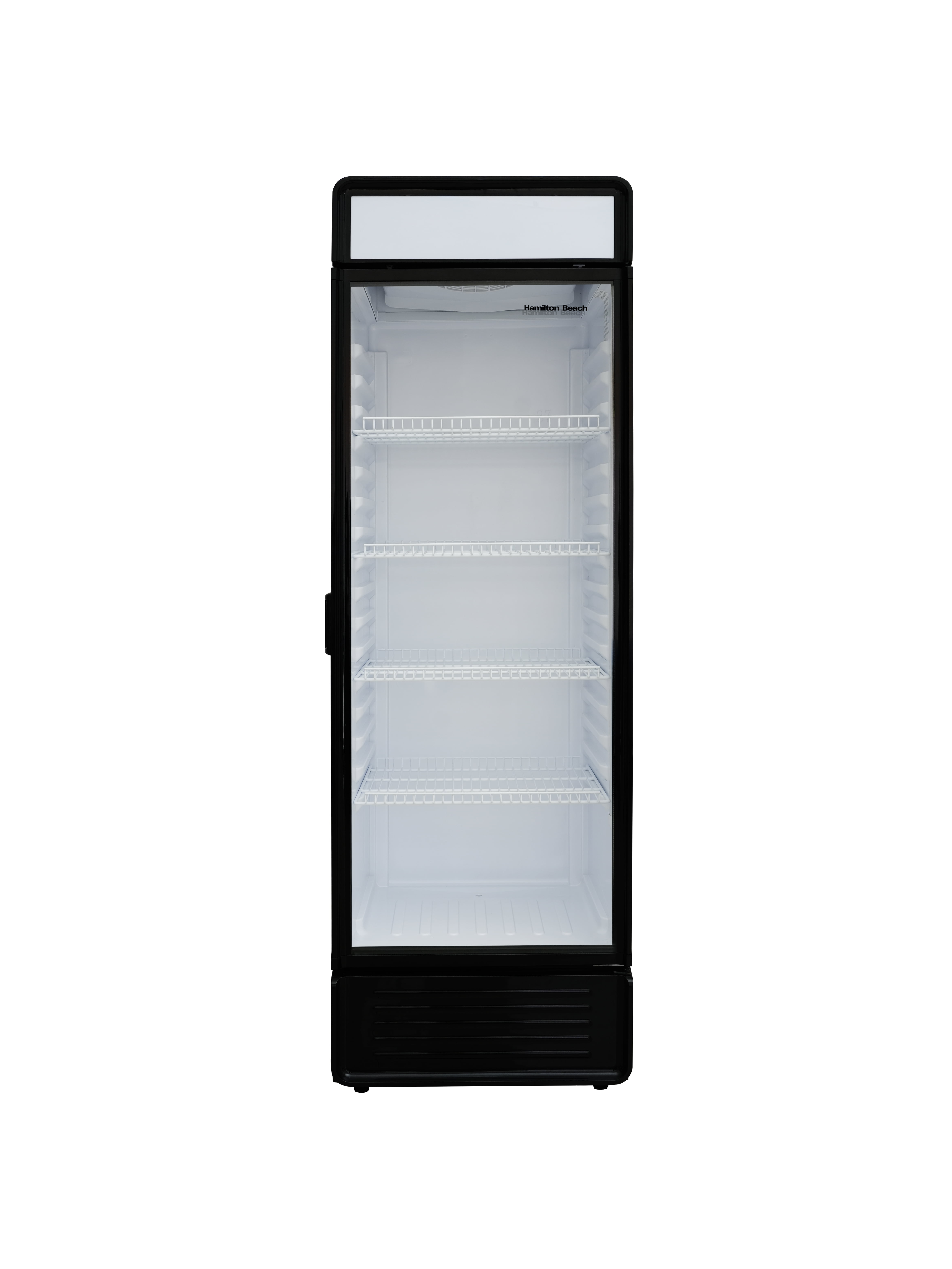Hamilton Beach, 13.3 Cu.Ft.Commercial Glass Display Refrigerator, Black
