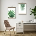 thumbnail image 2 of Magnetic Teak Wood Photo Picture Frame 21cm-51cm Poster Print Wooden Hanger, 2 of 7