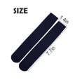 thumbnail image 3 of Gustave 2 Pairs Mens Over the Calf Thin Dress Socks Breathable Silk Sheer Casual Formal Business Socks Nylon Stockings - Navy, 3 of 6