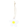 thumbnail image 3 of Xihbxyly Ofertas Prime Del Día Solo Hoy Conejito de Pascua de Madera con Flores Blancas, Decoración de Madera para El Hogar, Colgante Pequeño, 3 of 7