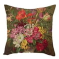 thumbnail image 2 of 4Pcs Linen Flowers Paintings Cushion Cover Roses and Vase Orange Pomegranate Throw Pillow Cover Floral Sofa Home Decor Pillowcases, 2 of 7