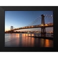 thumbnail image 2 of Setboun, Michel 14x12 Black Modern Framed Museum Art Print Titled - Queensboro Bridge and Manhattan from Brooklyn, NYC, 2 of 5