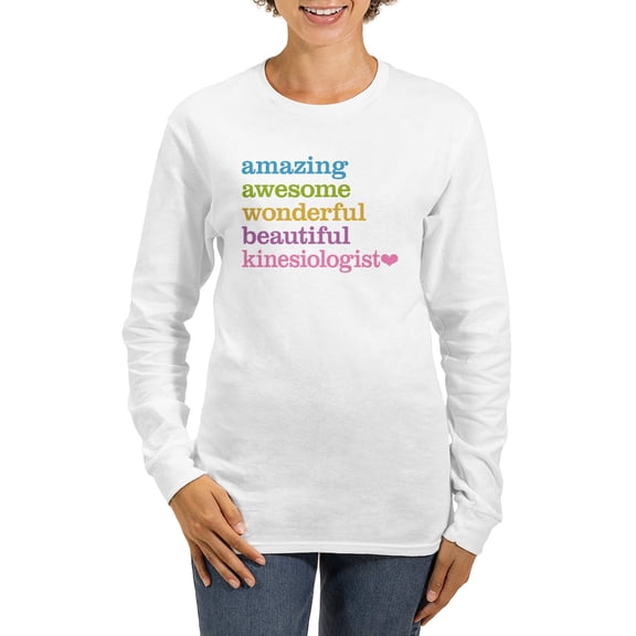 CafePress - Kinesiologist Long Sleeve T Shirt - Women's Long Sleeve Graphic Casual T-Shirt