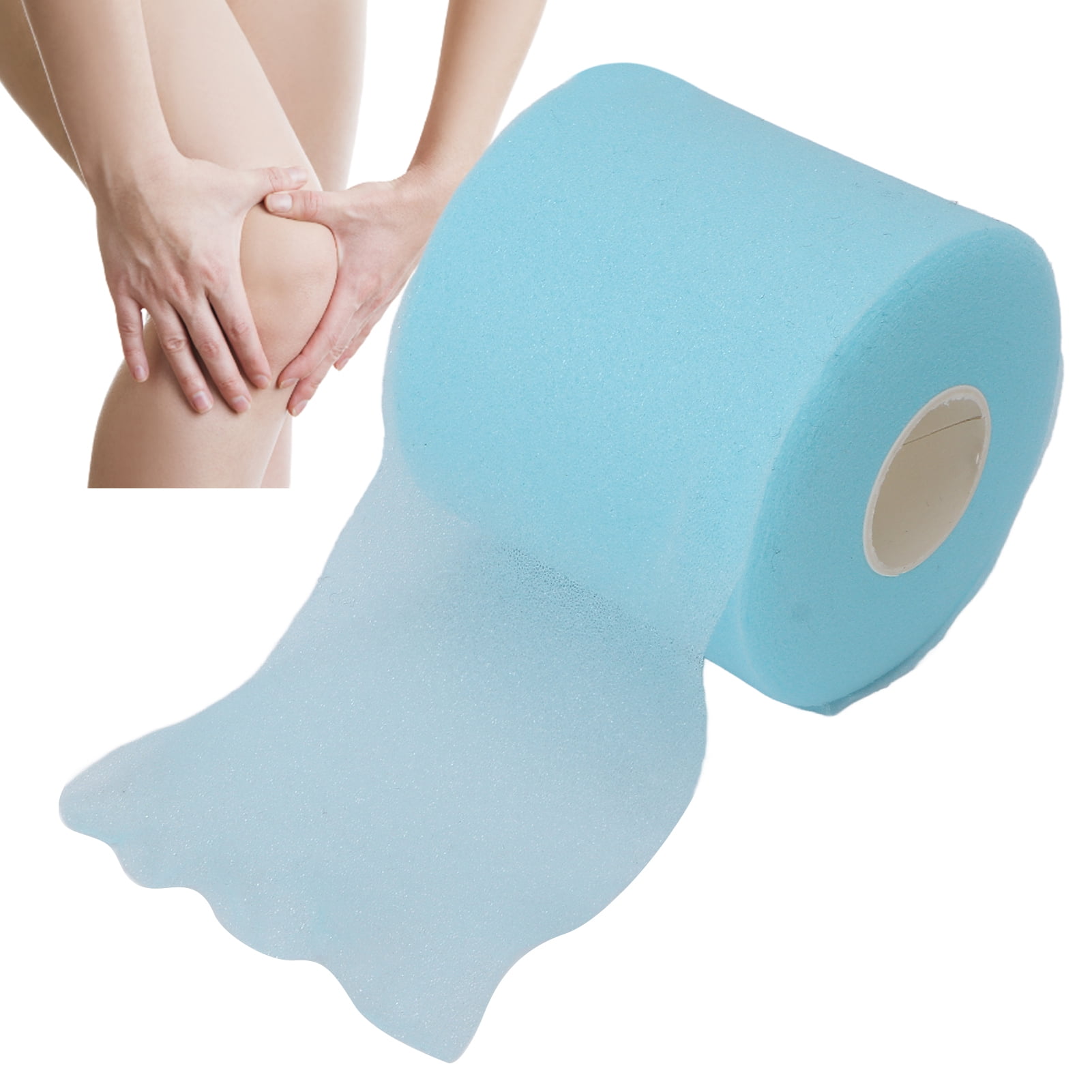 6 Pieces Foam Underwrap Athletic Foam Tape Sports Pre Wrap Athletic Tape  Sports Tape for Ankles Wrists Hands and Knees (Wheat, White, Blue, Green