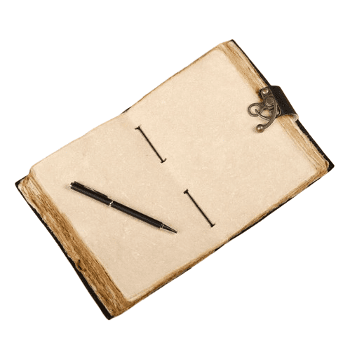 Moonlit Moth Keepsake Journal Handmade Leather Journal 5x7 – 200 Deckle Edge Pages, Vintage Artistic Notebook