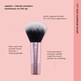 thumbnail image 6 of Real Techniques Mini Multitask Makeup Brush, Perfect For Blush and Bronzer, Face Brush with Custom Cut Synthetic Bristles, Travel Sized, Aluminum Handle, Purple, 1 Count, 6 of 6