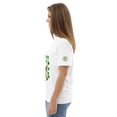 thumbnail image 4 of Good Luck Unisex Organic Cotton Tee Shirt Short Sleeve Crew Neck Variety (White, M), 4 of 4