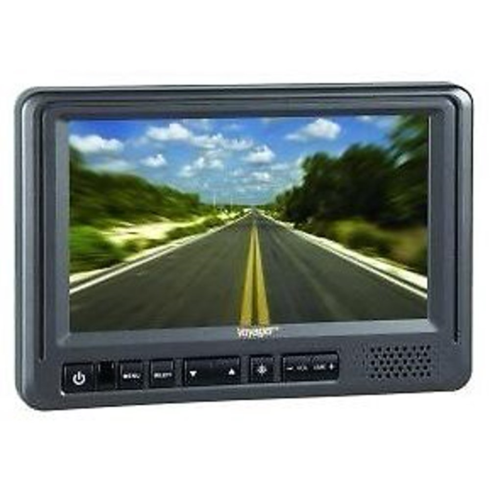 Voyager AOM713 7 Inch Rear View Monitor with 3 Camera Inputs Walmart
