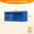 thumbnail image 3 of STANI Wall Mount Metal Cabinet with Up-Flip Doors,Wall Hanging Storage Cabinets with Locking Doors,Lockable Tool Chest Cabinet for Garage Basement School, 3 of 8