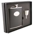 thumbnail image 1 of Visol VSET16-1204 Corspa Black Snakeskin Design 6 oz Flask Gift Set, 1 of 1