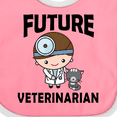 thumbnail image 4 of Inktastic Vet Future Veterinarian Boys Baby Bib, 4 of 4