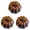 Coffee, variant on 3 Pcs White Artificial Pumpkins, Mini Foam Faux Pumpkins for Fall Harvest, Thanksgiving, Halloween, Farmhouse Table, Mantel, Centerpiece & DIY Decor