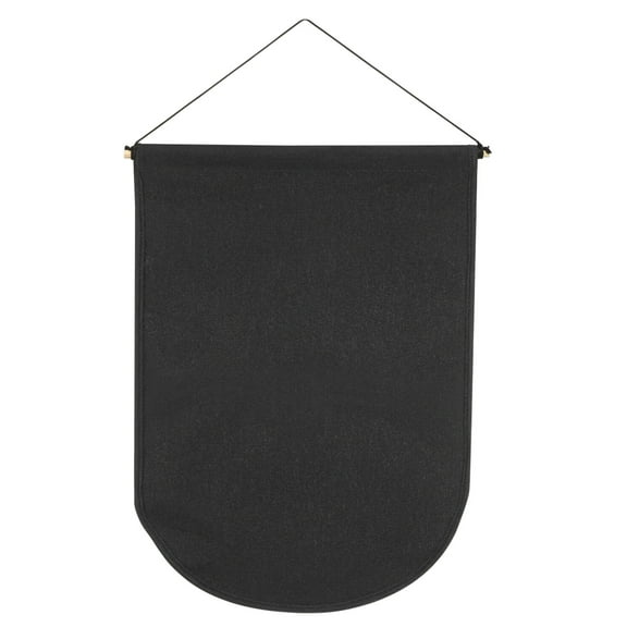 REGALWOVEN Enamel Pin Display Banner, Canvas Pin Banner Wall Hanging Display Banner for Brooch Lapel Black 18" Length