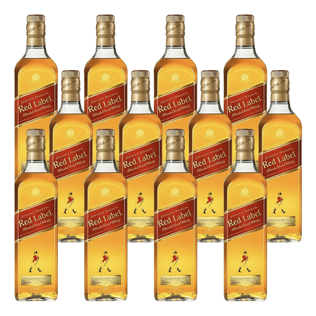 Caja de 12 Whisky Johnnie Walker Red Label 700 ml