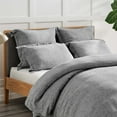 thumbnail image 3 of Levtex Home 100% Linen - Twin Duvet Cover - Washed Linen in Heathered Stone - Duvet Cover Size (68 x 88in.), 3 of 7