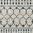 thumbnail image 6 of Livabliss Washable Rugs for Living Room, 7ft Round Lavadora Global Ink Blue Round Area Rug, Bedroom Dining Room Home Decor Stain Resistant Carpet (6'7" x 6'7"), 6 of 8