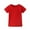 Red, variant on ZOYOEN Girls Fashion T Shirts- Short Sleeve Cute Casual Crewneck Summer Tops Pink Size 5T-14