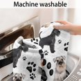 thumbnail image 5 of Schnauzer Dogs with Paw Bathroom Rugs Mat,Non Slip Microfiber Bathroom Rug,Rubber Backing,Soft Bathroom Mats for Bathroom Floor,Tub and Shower,17x27in(43x68cm), 5 of 5
