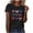 A131 Black, variant on Mifsaly 4Th of July Cotton T-Shirts Women Red White and Blue Bows Graphic Patriotic Tees Crewneck Short Sleeve Independence Day Summer Top S