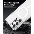 thumbnail image 5 of for Samsung Galaxy s24 Ultra Case Hard [Compatible with Magsafe Wireless Charging] Yellowing Resistant Magnetic Cover Clear para S 24 Ultra 6.8 '' 5G 2024 Rugged Best Phone Cases Clear, 5 of 6