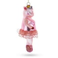 thumbnail image 2 of Ballerina Pig Glass Christmas Ornament, 2 of 5