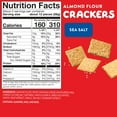 thumbnail image 3 of HighKey Crackers Variety Pack BCF26 - 2.0oz Keto Crackers 3-Pack (Cheddar, Everything, Sea Salt), Low Carb Gluten Free Snacks, Crunchy Grain Free Healthy Snack, 3 of 3