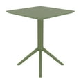 thumbnail image 3 of Siesta ISP114-OLG 24 in. Sky Square Folding Dining Table, Olive Green, 3 of 3
