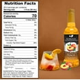 thumbnail image 5 of Syruvia Peach Syrup Pure Cane Coffee Flavoring Syrup, 25.4 fl Oz, 5 of 6