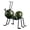 Green, variant on GRNSHTS 3D Metal Ant Wall Accents, Ants Insec Christmas Wall Decor Sculpture Hang Hanging Art Outdoor Garden for Home, Living Room, Patio, Office (Red)