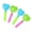 Love, variant on Bulk Noise Creation Set 4Pcs Ergonomic Clapping Props Safe For Kids Recycled PP Cheering Supplies Event Decoration
