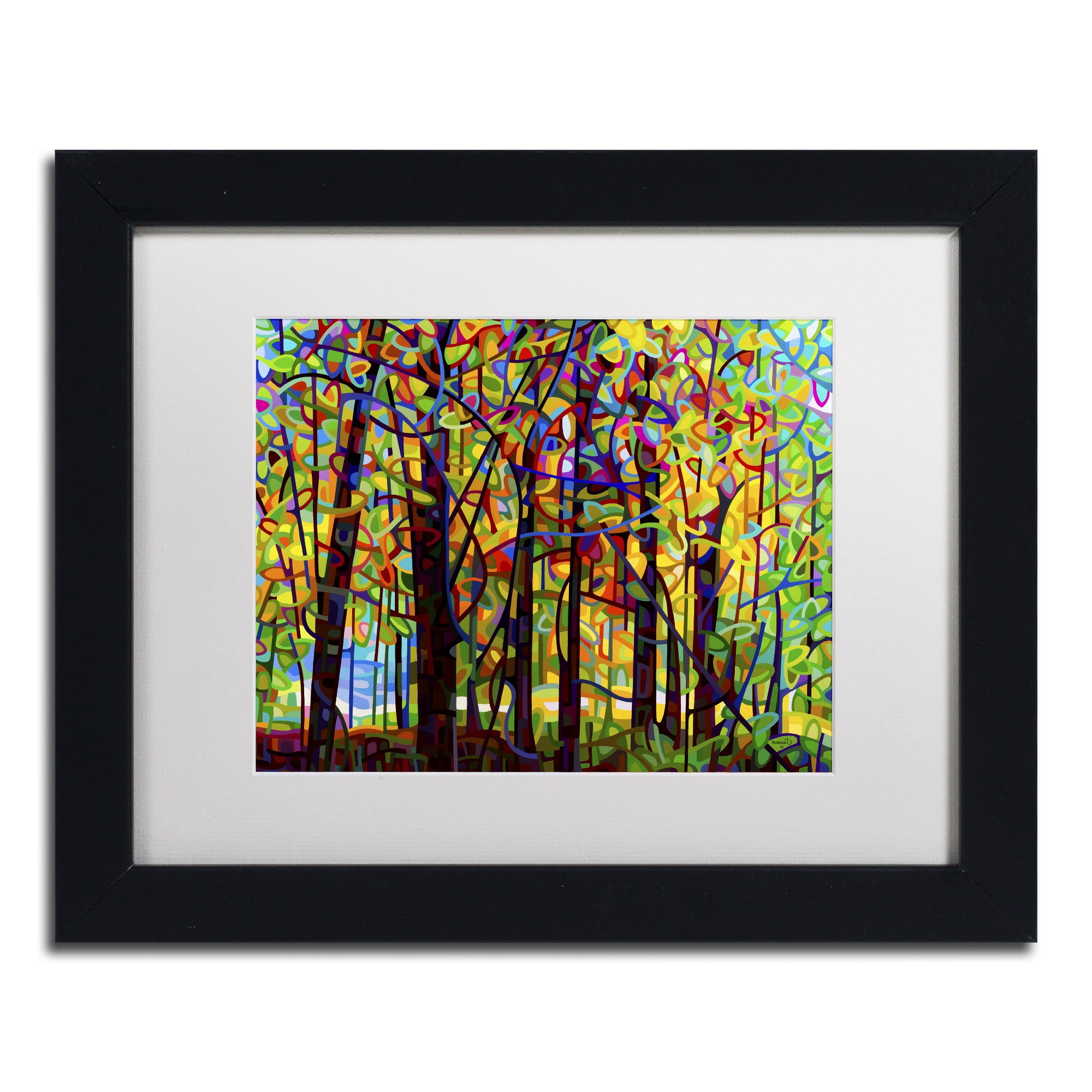 Mandy Budan 'Standing Room Only' Matted Framed Art