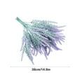 thumbnail image 3 of CQCYD under $5 Fake Flowers Artificial Flocked Lavender Faux Plastic Plants Flowers for Home Decor Wedding Kitchen Garden Patio Porch Window Box Office Table Centerpieces Indoor Outdoor Decorations, 3 of 6