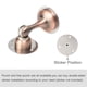 thumbnail image 5 of Uxcell 55 mm Protector de Tope de Puerta Magnético Silencioso de Captura Suave de Acero Inoxidable 1 Pcs Tono Cobre, 5 of 7
