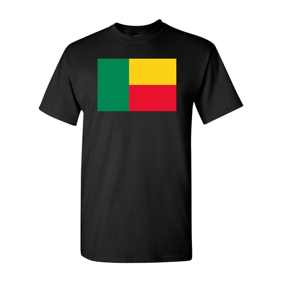 Benin Country Flag Adult DT T-Shirt Tee