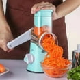 thumbnail image 3 of Fresh Express 3 en 1 cortador de verduras, rallador, rebanador, raspador, rojo rubí kaili Sencillez, 3 of 5